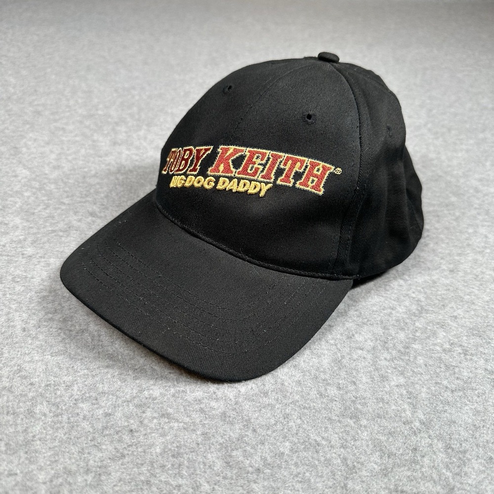 Toby Keith Big Dog Daddy Hat Black Strapback Y2K Country Promo Cap